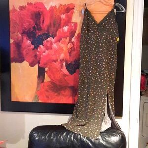 NWT SEXXXY MIDI SPAGHETTI STRAP SUN DRESS SIZE MED JUNIORS FLORAL